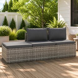 Specifications of 3 Piece Grey Garden Lounge Set
