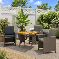 Garden Table Dimensions: 70 x 70 x 72 cm Grey