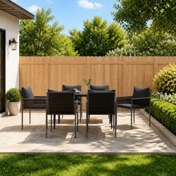 7 Piece Garden Dining Set Specifications and Features
