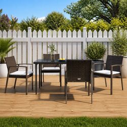 4-Piece Garden Chair Set - Dimensions and Specifications Included