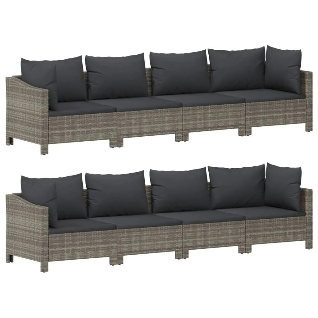 9 Piece Grey Garden Lounge Set