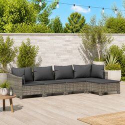 Specifications for 5 Piece Grey Outdoor Lounge Set