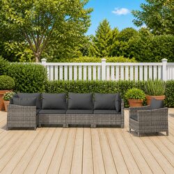 Specifications of the Garden Lounge Set – 6 Pieces in Grey
