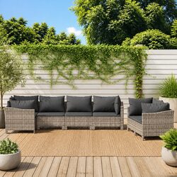 Specifications for 7 Piece Garden Lounge Set - Grey