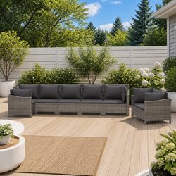 Specifications of 8 Piece Modular Garden Lounge Set