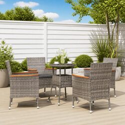 5-Piece Garden Bistro Set with Cushions - Specs Overview