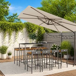 Garden Bar Set 9 Pieces: Specifications and Details