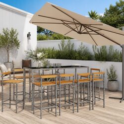 Specifications of 11 Piece Garden Bar Set in Grey