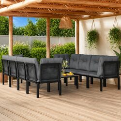 9 Piece Outdoor Lounge Set Specifications and Details