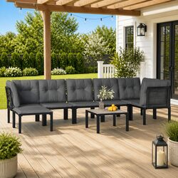 8 Piece Garden Lounge Set: Specifications and Features