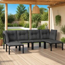Specifications of the 6-Piece Modular Garden Lounge Set