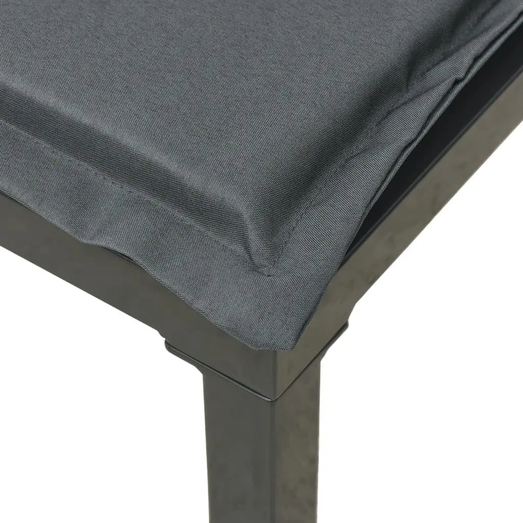 8 Piece Outdoor Lounge Set in Black/Grey