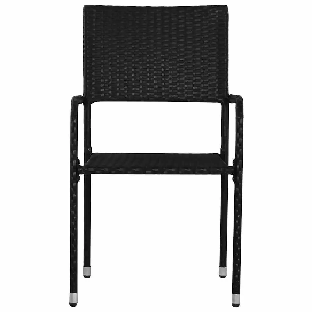 Stackable Outdoor Dining Chairs Set