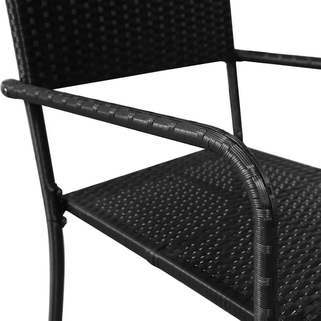 Stackable Outdoor Dining Chairs Set