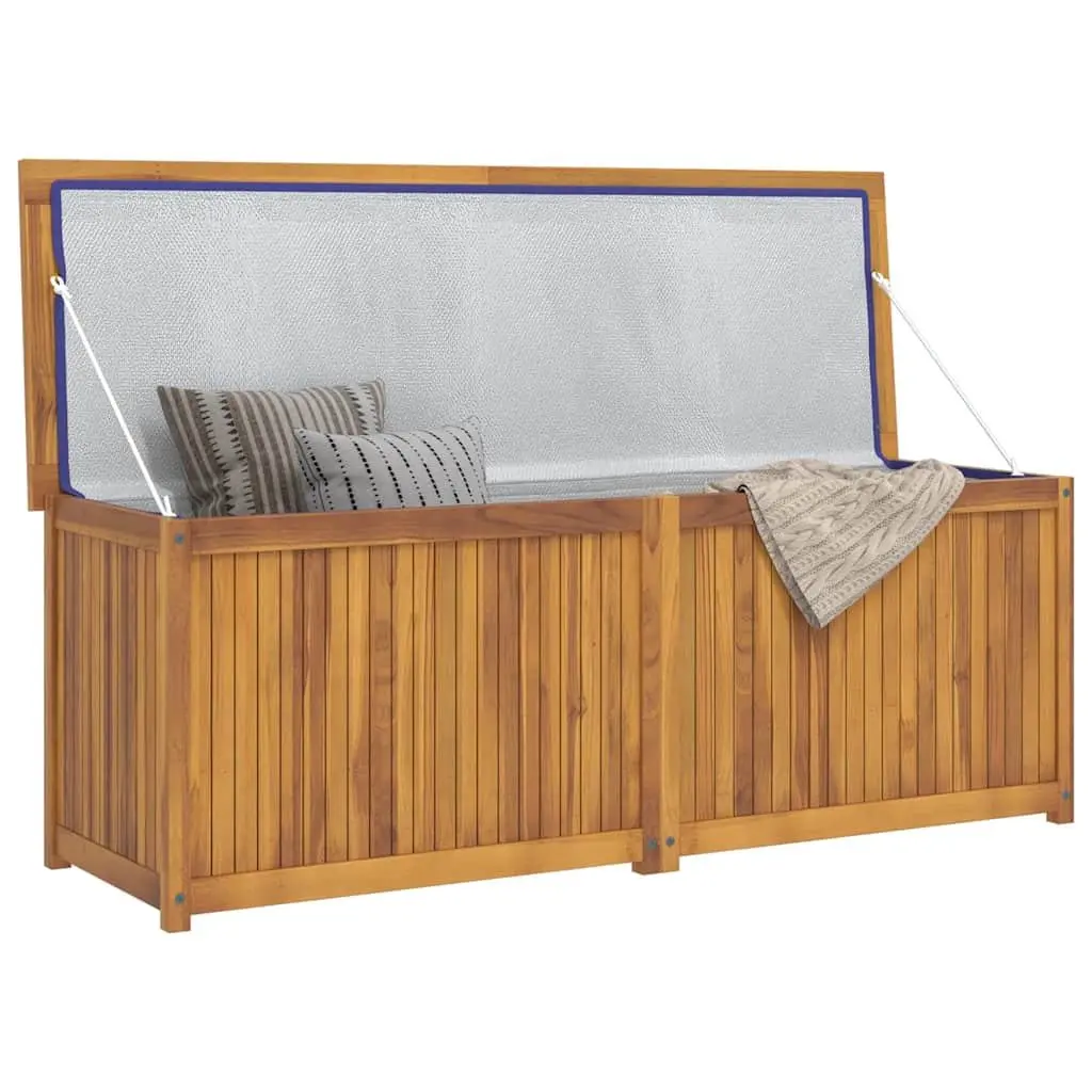 Garden Storage Box Outdoor 150x50x55 cm Solid Wood Teak Brown