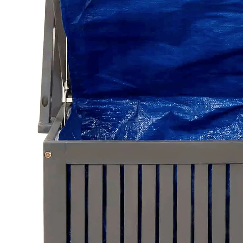Outdoor Storage Box with Trellis, Grey