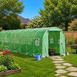 Greenhouse Specifications: Steel Frame 12m² 6x2x2m Dimensions