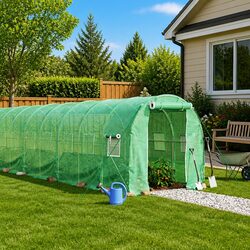 Specifications for 24 m² Greenhouse with Steel Frame