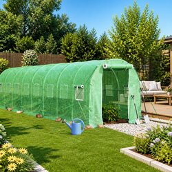 Specifications of the 28m² Greenhouse with Steel Frame