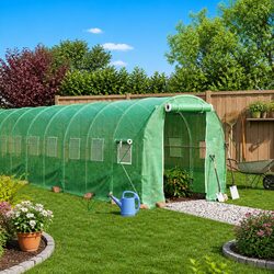 Specification-Driven Greenhouse 48m² with PE Cover
