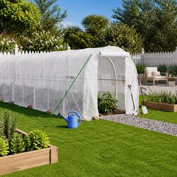 Specifications for Greenhouse 20x2x2m with PE Cover