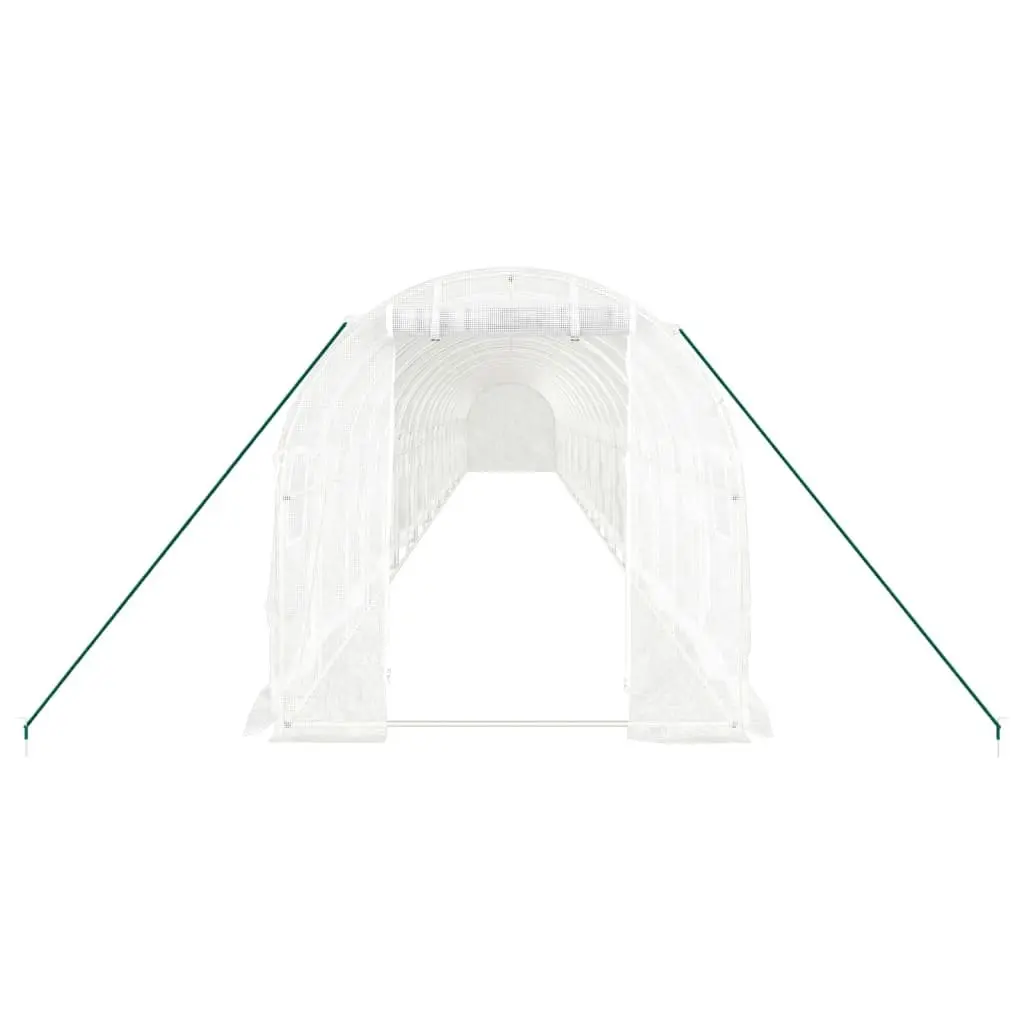 Greenhouse Outdoor 20x2x2m Steel Frame PE Cover