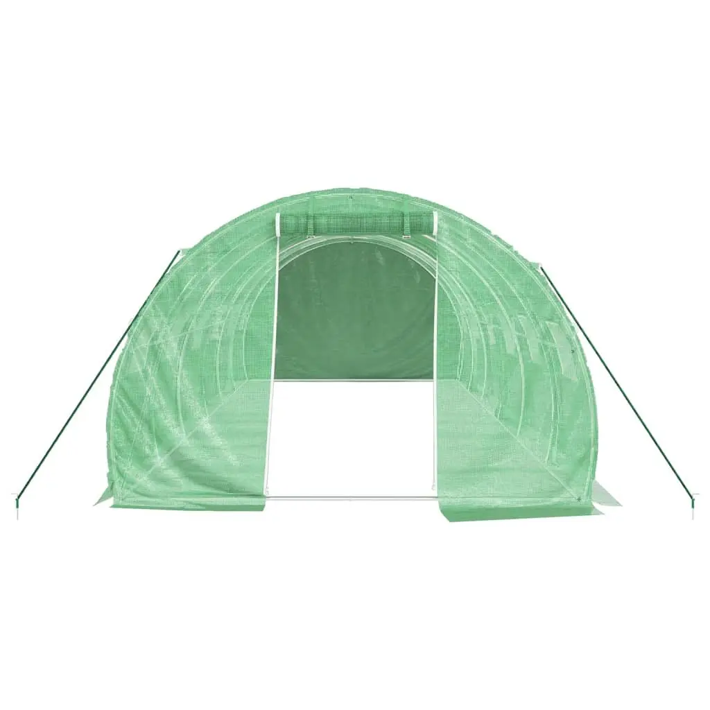 Greenhouse for Garden 6x3x2m Green 18m² Steel Frame PE Cover