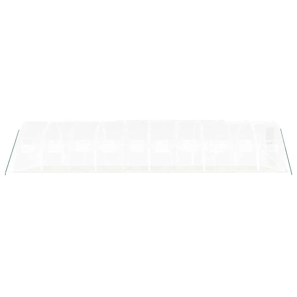 Greenhouse Garden 10x3x2m White Steel Frame Outdoor Plant House