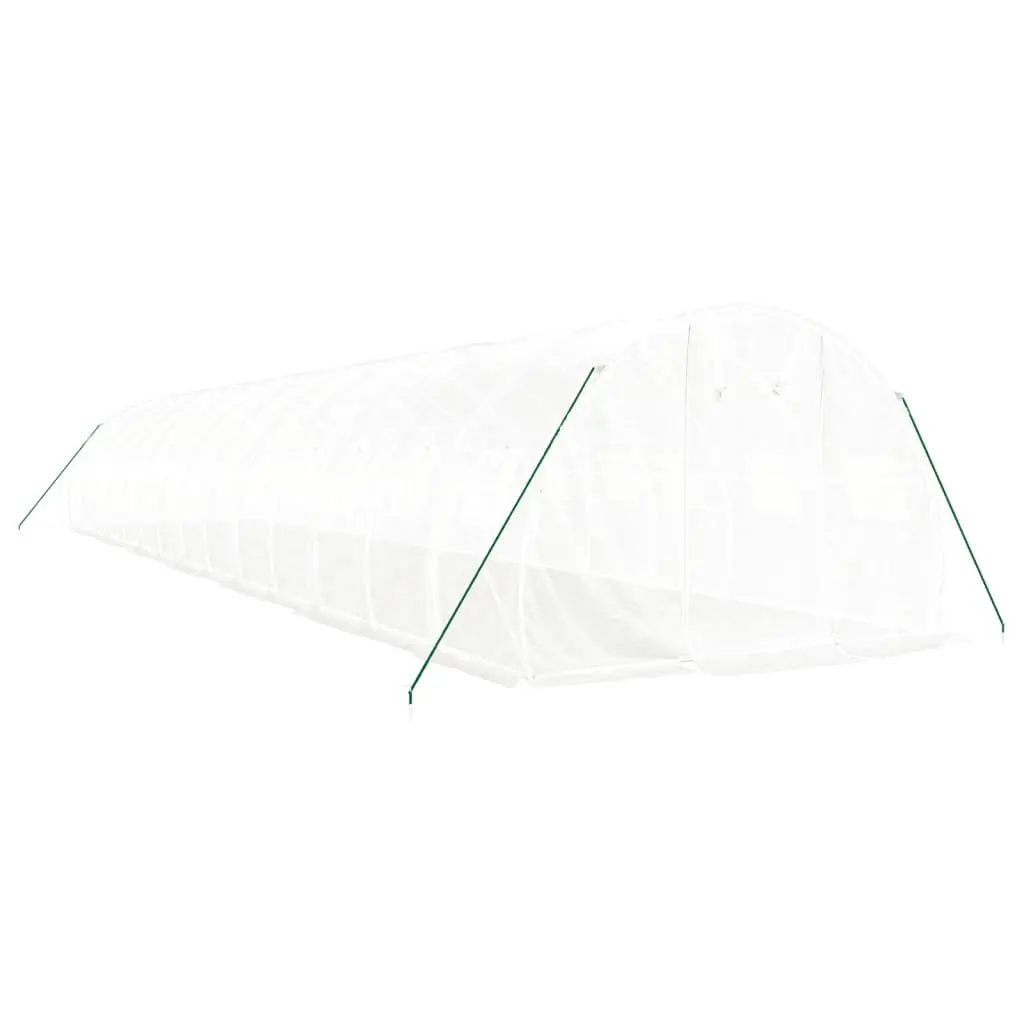 Greenhouse for Garden 14x3x2m Steel Frame PE Cover