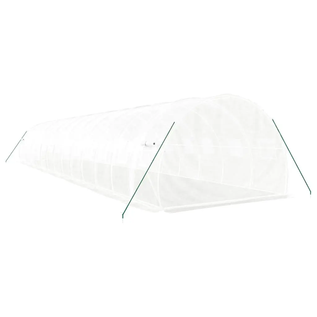 Greenhouse for Garden 14x3x2m Steel Frame PE Cover