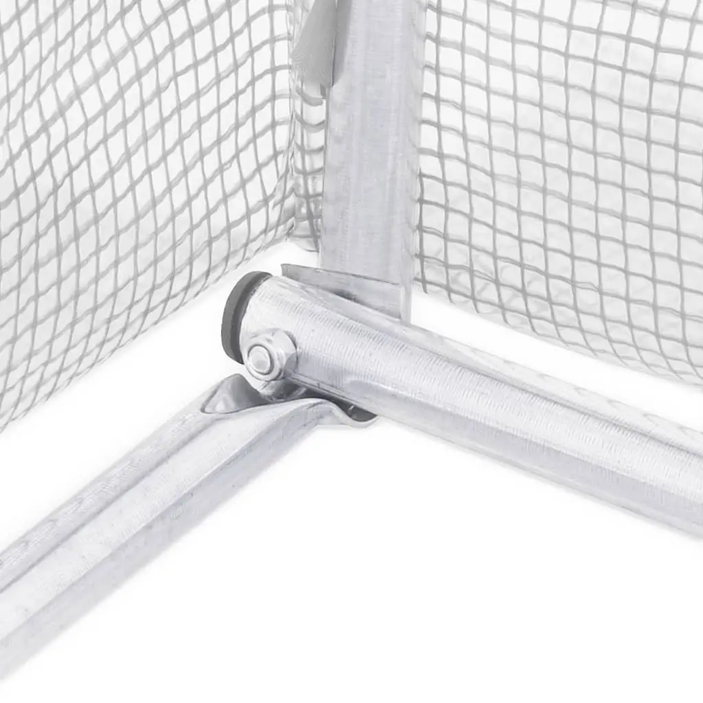 Greenhouse for Garden 6x4x2m Steel Frame White PE Cover