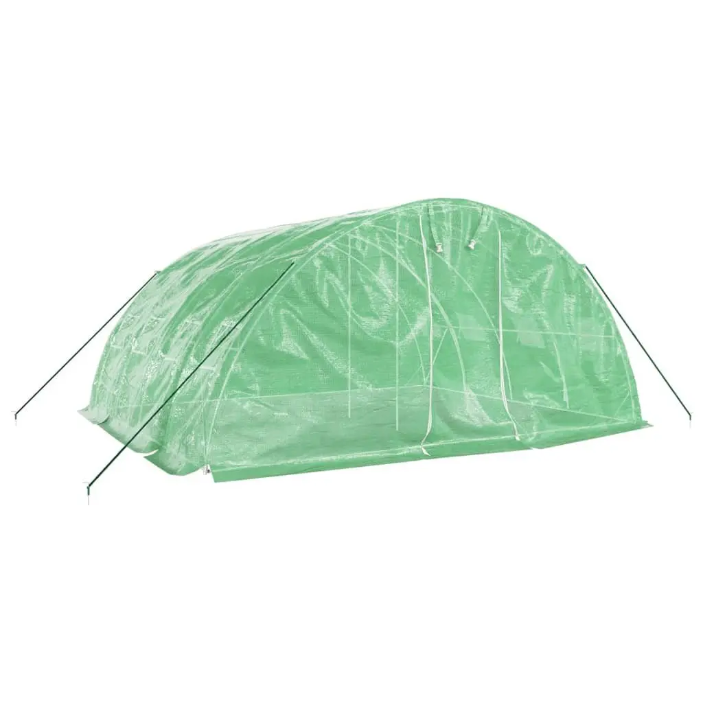 Greenhouse for Garden 5x4x2.3m Steel Frame with Roll-up Door