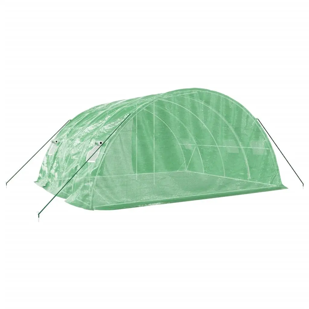 Greenhouse for Garden 5x4x2.3m Steel Frame with Roll-up Door