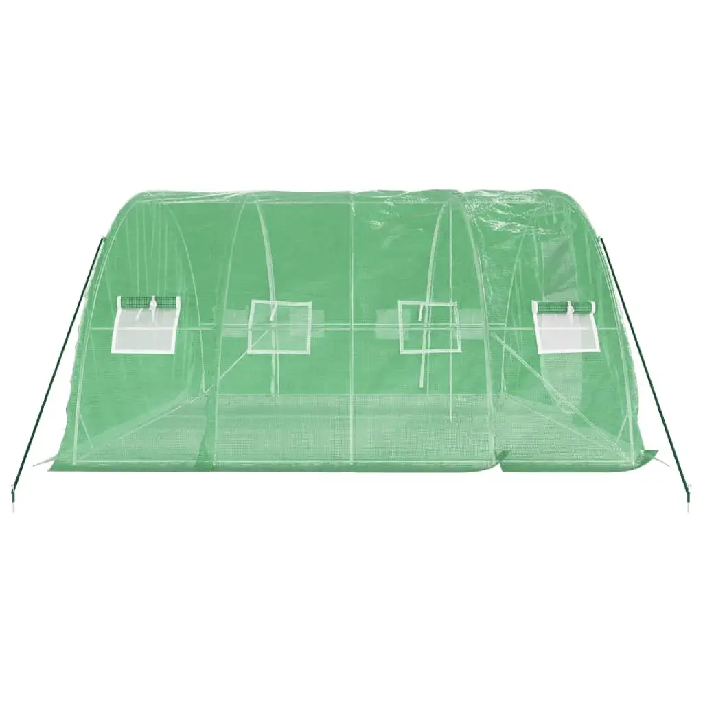 Greenhouse for Garden 5x4x2.3m Steel Frame with Roll-up Door