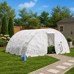 Specifications of 20m² Greenhouse: 5x4x2.3m Steel Frame