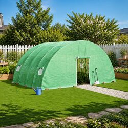 Specifications for 24m² Greenhouse with Steel Frame
