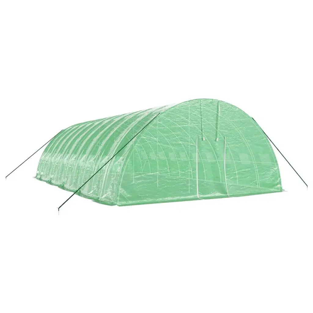 Greenhouse for Garden 10x6x2.85m Steel Frame PE Cover