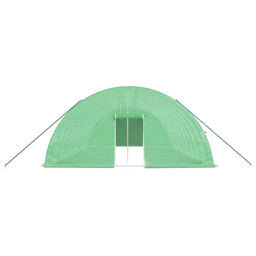 Greenhouse for Garden 10x6x2.85m Steel Frame PE Cover