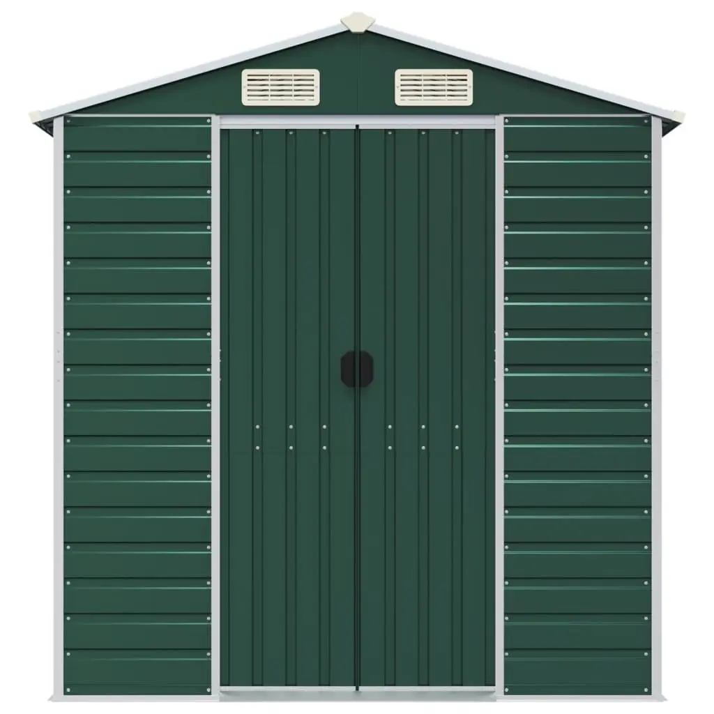 Garden Shed Green Outdoor Storage 191x300x198 cm
