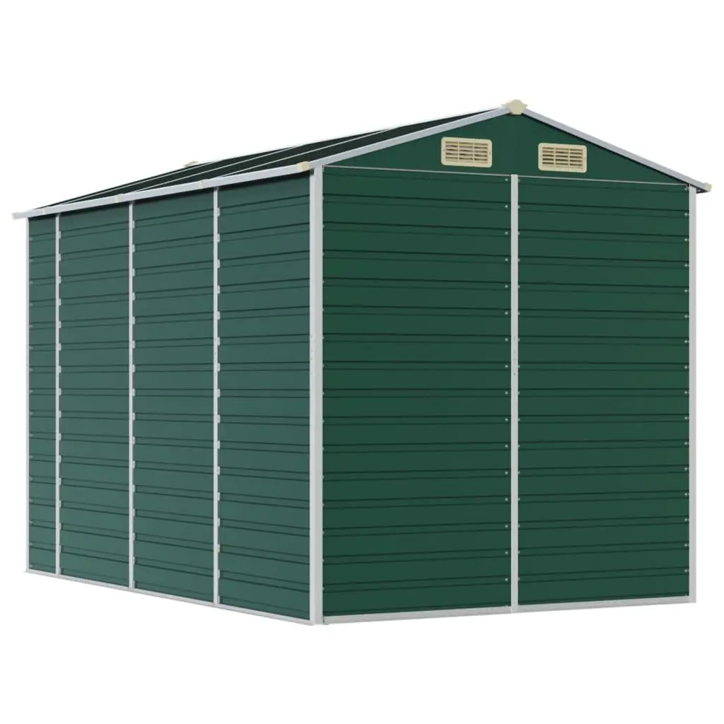 Garden Shed Green Outdoor Storage 191x300x198 cm
