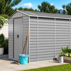 Garden Shed Specifications: Galvanised Steel 191x640x198 cm