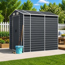 Specifications for Garden Shed - Anthracite Metal Storage