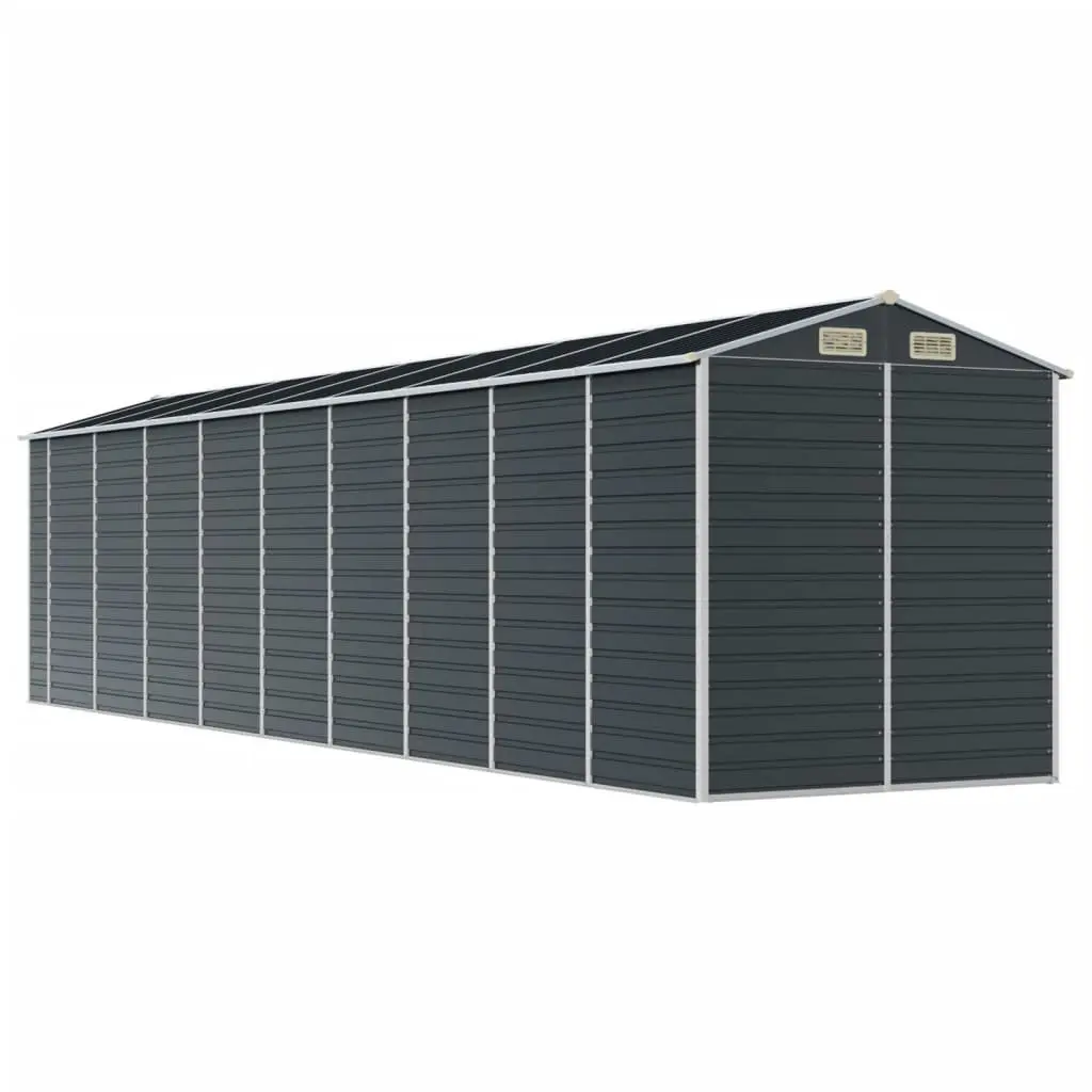 Garden Shed Outdoor Storage 191x810x198 cm Galvanised Steel