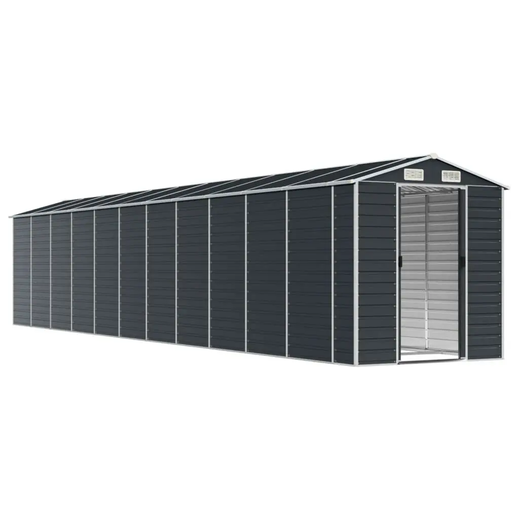 Garden Shed Outdoor Storage 191x980x198cm Galvanised Steel