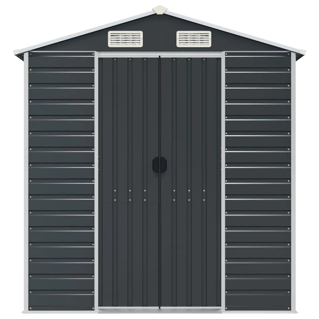 Garden Shed Outdoor Storage 191x980x198cm Galvanised Steel