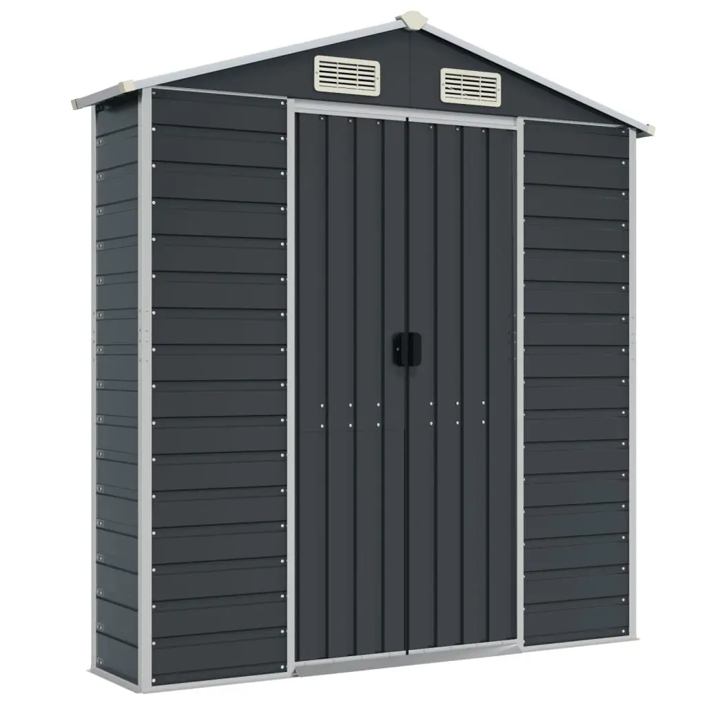 Garden Shed Outdoor Storage 191x980x198cm Galvanised Steel