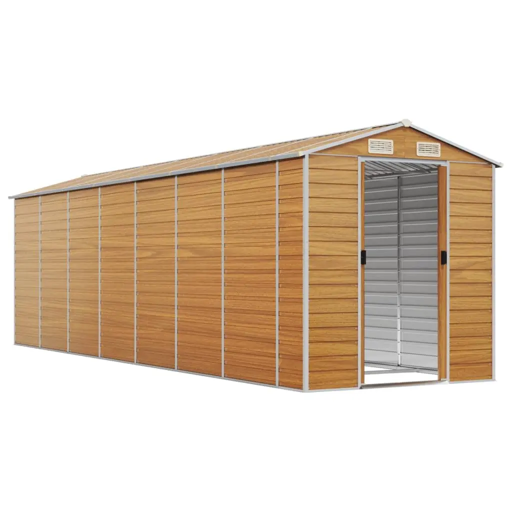 Garden Shed Outdoor Storage Metal Galvanised Steel Tool House 191 x 640 x 198 cm
