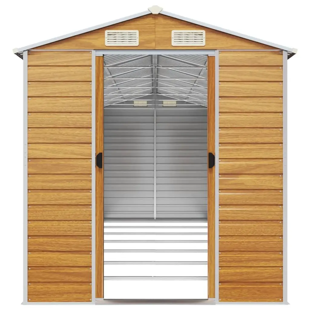 Garden Shed Outdoor Storage Metal Galvanised Steel Tool House 191 x 640 x 198 cm