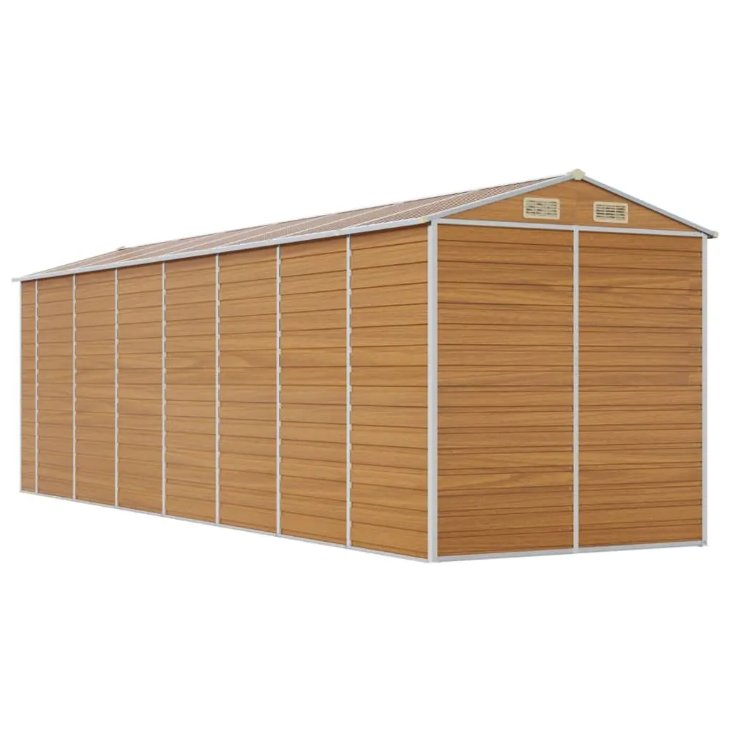 Garden Shed Outdoor Storage Metal Galvanised Steel Tool House 191 x 640 x 198 cm
