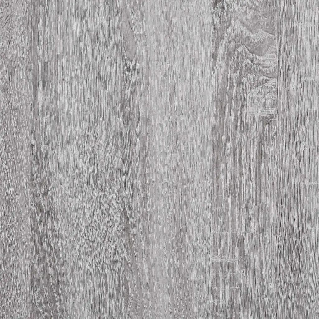 Grey Engineered Wood 3-Piece Wall TV Cabinet Set